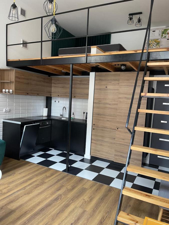 Urokliwy Loft W Ncl Kamienica Vabank 34 Apartman Łódź Kültér fotó